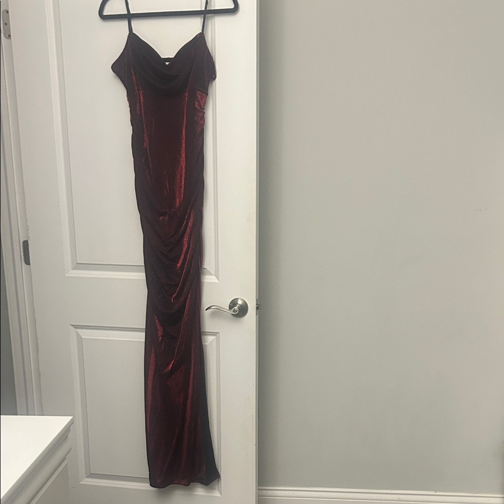 Elegant Red Evening Gown